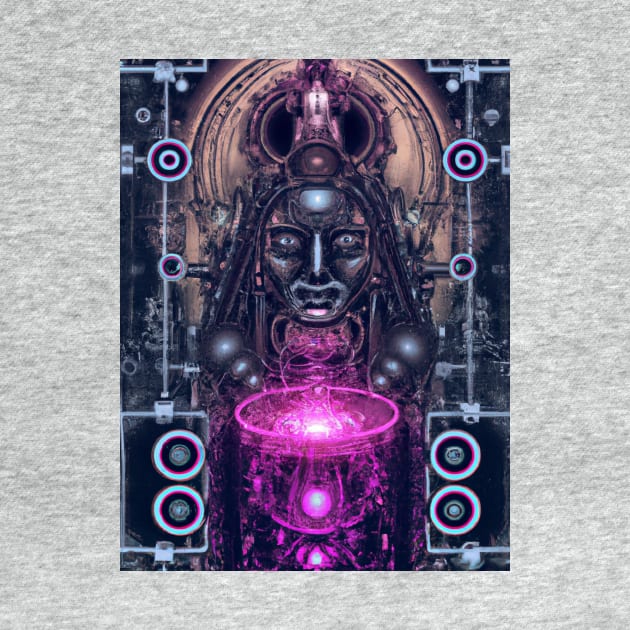 Trippy DMT God Head by Trip Tank